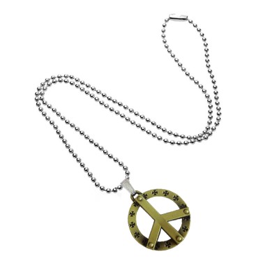 Hollow Peace Metal Pendant